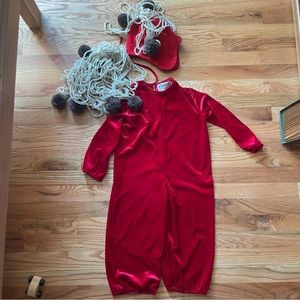 Toddler spaghetti costume